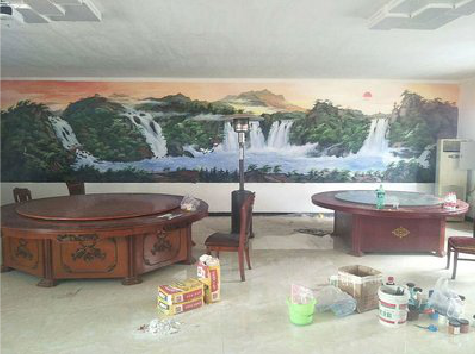 镇沅墙绘-写实风景