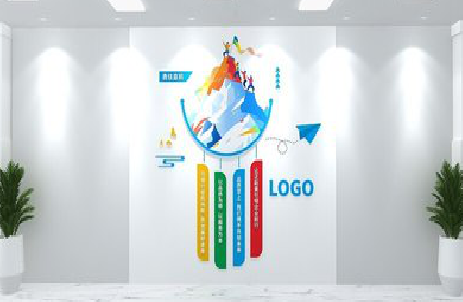 镇沅公司企业形象墙的工艺材料有哪些？