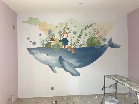 镇沅手绘墙的特点及优势。